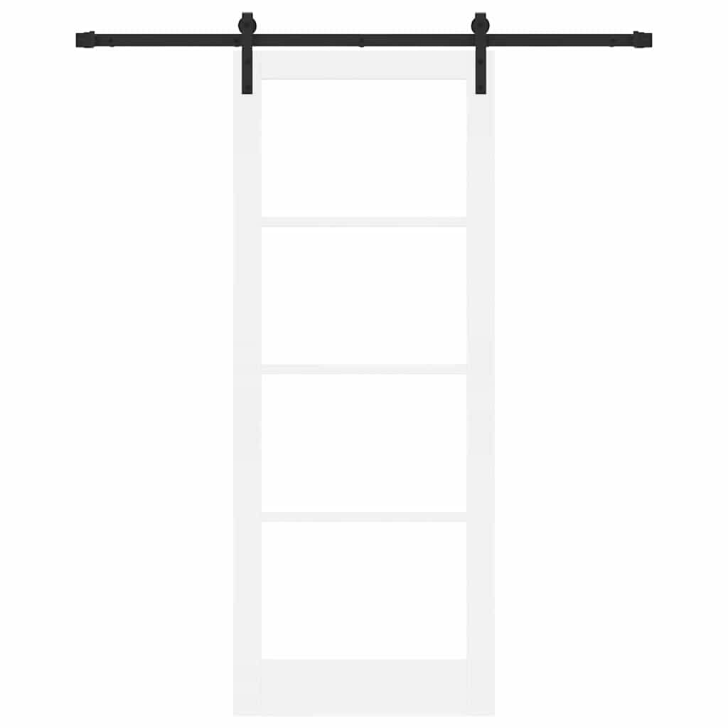 Sliding Door ORKDAL White and Black 83 x 211 cm