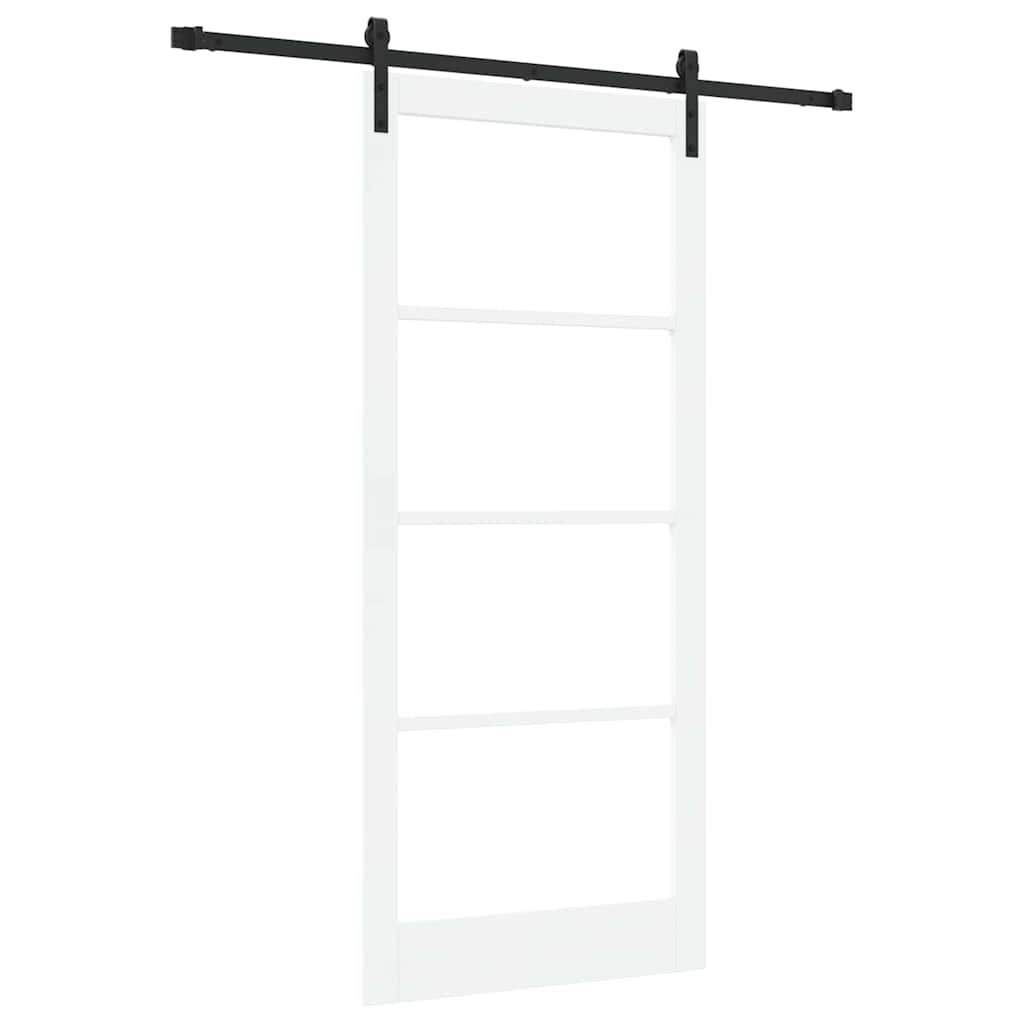 Sliding Door ORKDAL White and Black 93 x 211 cm