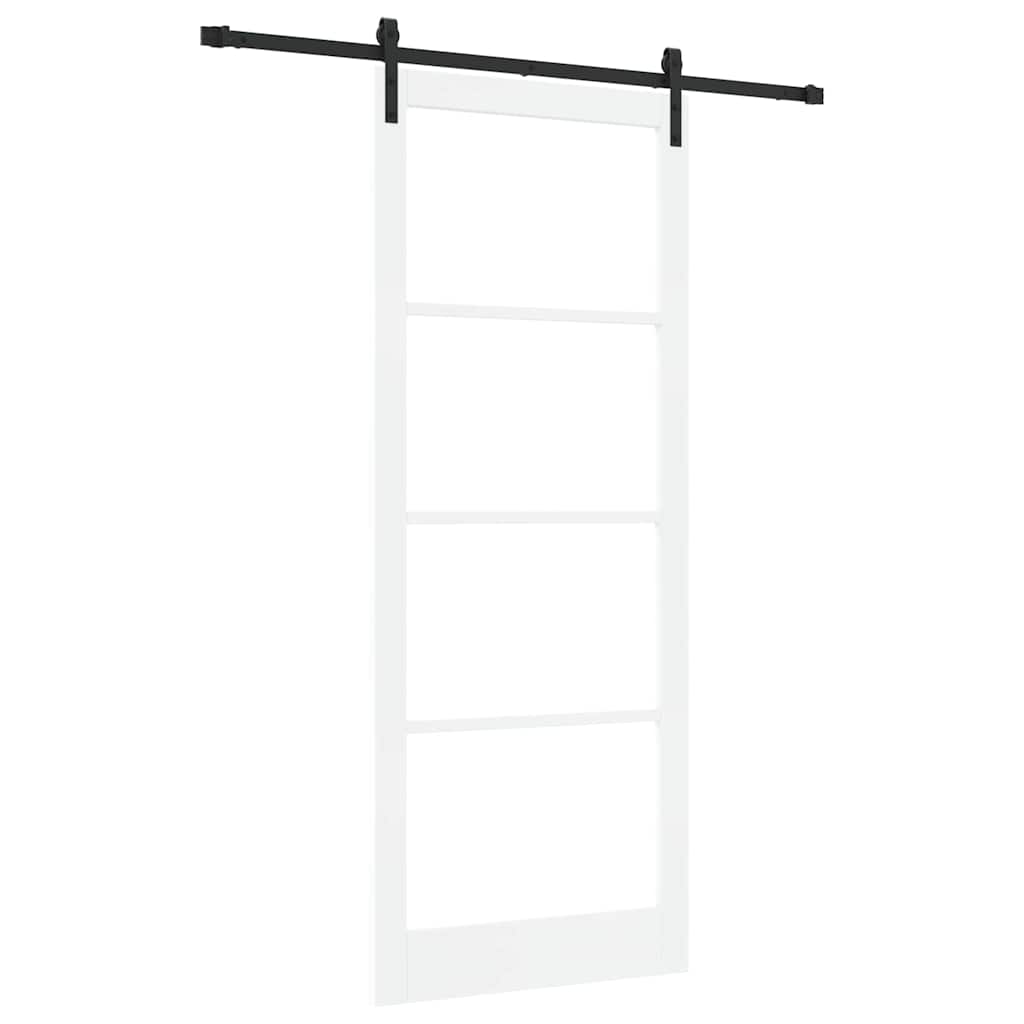 Sliding Door ORKDAL White and Black 93 x 232 cm