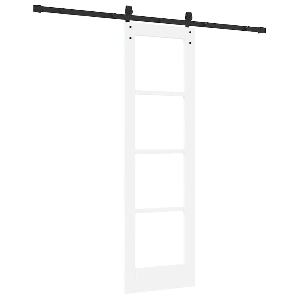 Sliding Door ORKDAL White and Black 61 x 198.5 cm