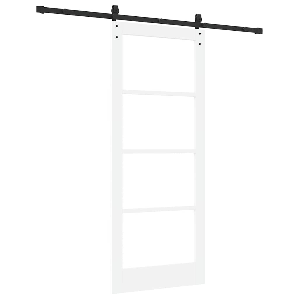 Sliding Door ORKDAL White and Black 83 x 202 cm