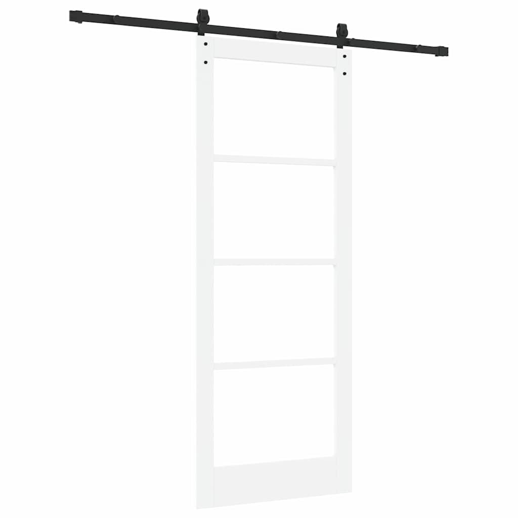 Sliding Door ORKDAL White and Black 83 x 211 cm