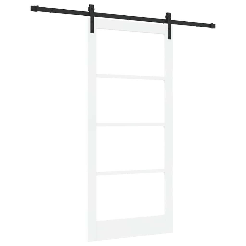Sliding Door ORKDAL White and Black 93 x 202 cm
