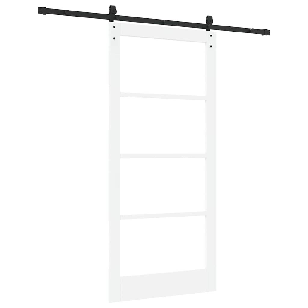 Sliding Door ORKDAL White and Black 93 x 202 cm