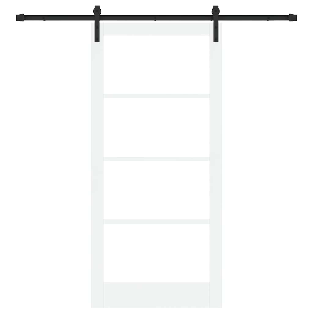 Sliding Door ORKDAL White and Black 93 x 202 cm