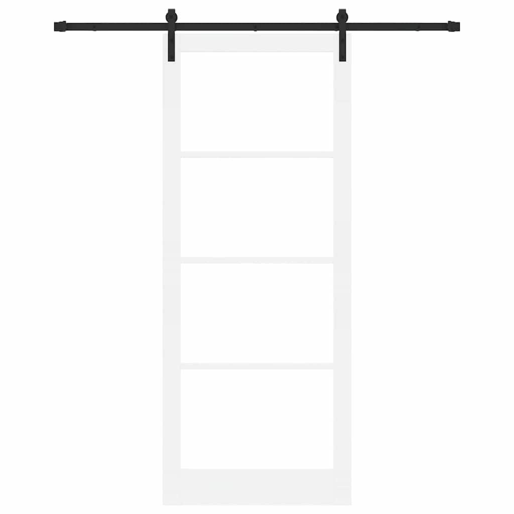 Sliding Door ORKDAL White and Black 93 x 232 cm