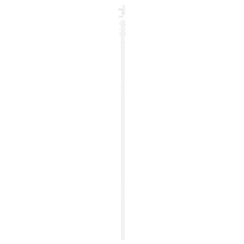 Sliding Door ORKDAL White 83 x 211 cm Solid Pine Wood and Glass