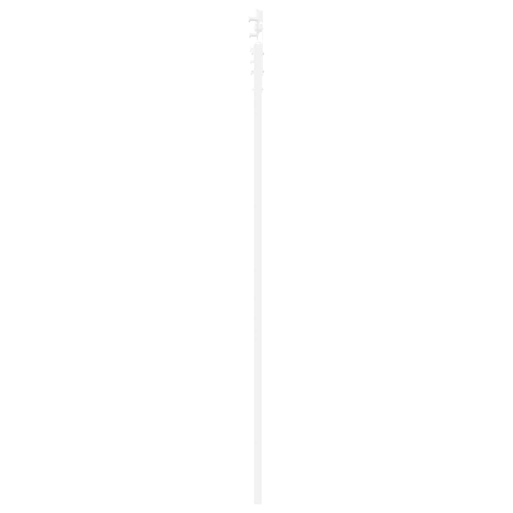 Sliding Door ORKDAL White 83 x 211 cm Solid Pine Wood and Glass