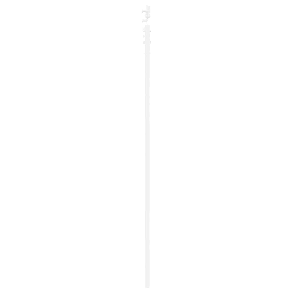 Sliding Door ORKDAL White 93 x 202 cm Solid Pine Wood and Glass