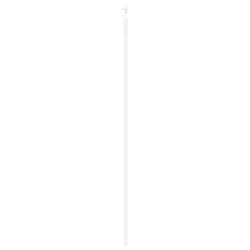 Sliding Door ORKDAL White 93 x 232 cm Solid Pine Wood and Glass