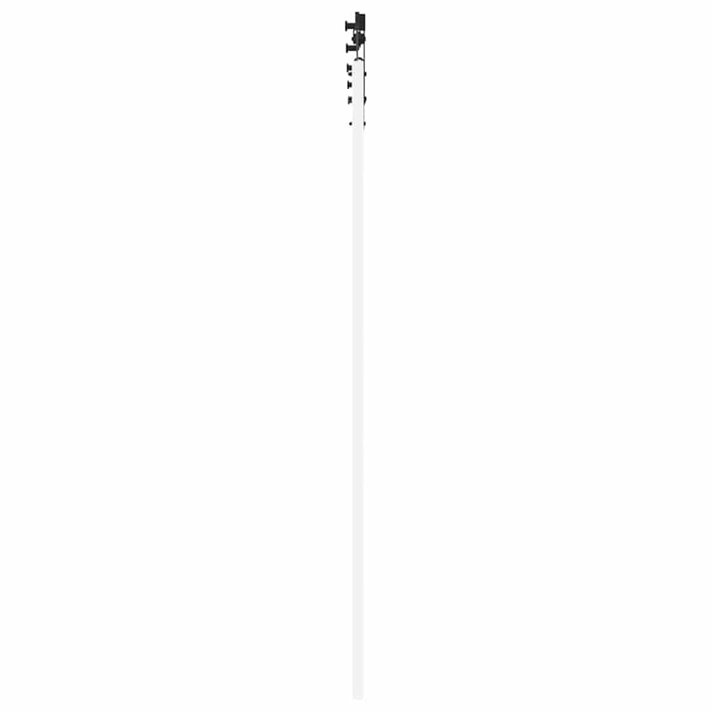 Sliding Door ORKDAL White 93 x 211 cm Solid Pine Wood and Glass