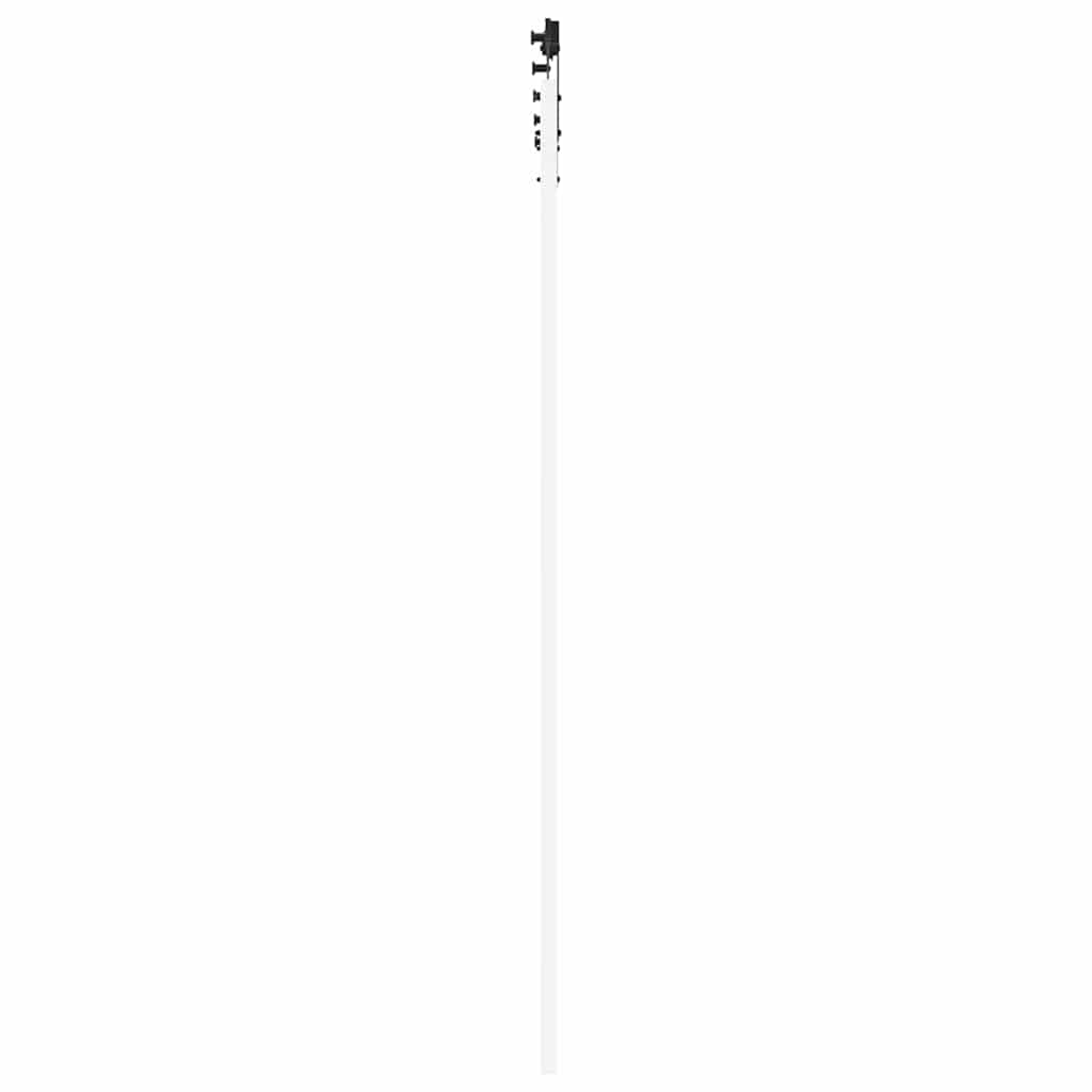 Sliding Door ORKDAL White 93 x 232 cm Solid Pine Wood and Glass