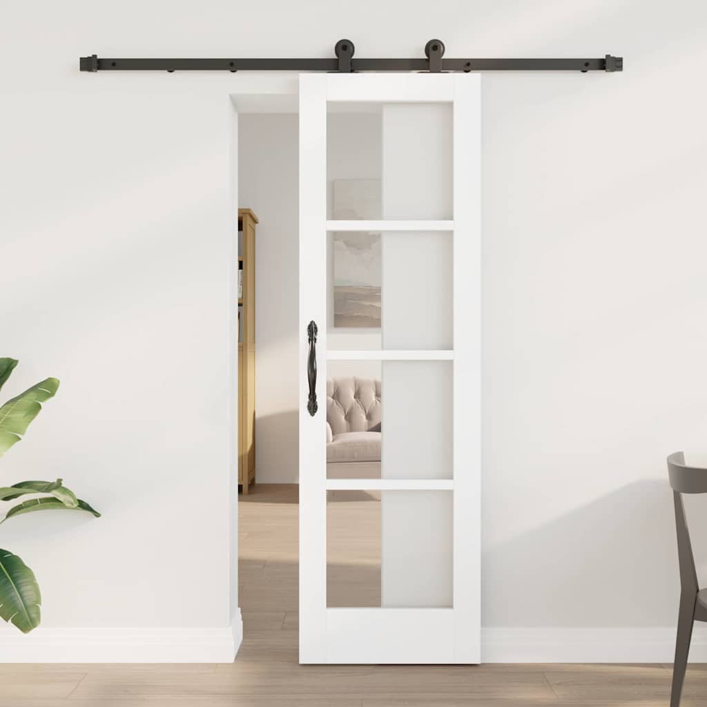 Sliding Door ORKDAL White and Black 61 x 198.5 cm