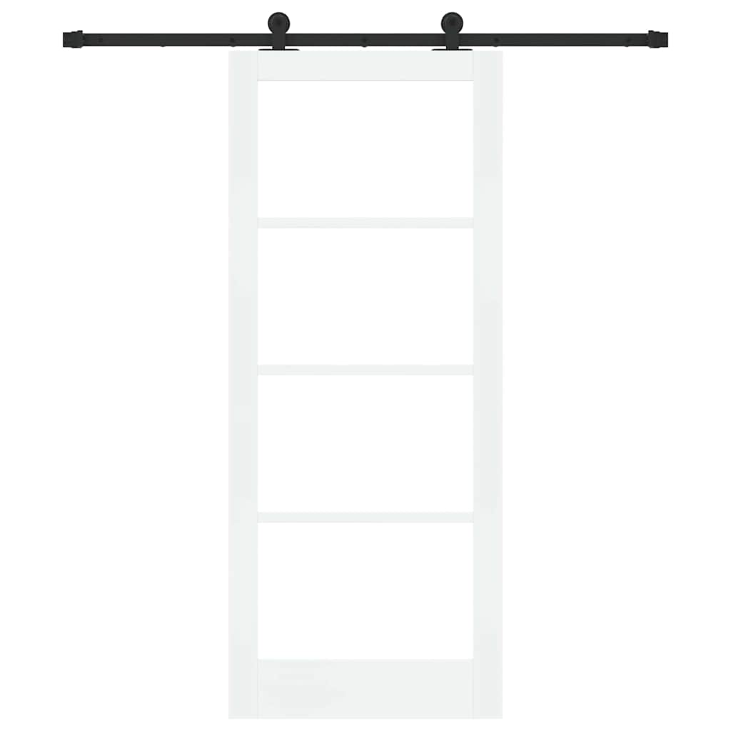 Sliding Door ORKDAL White and Black 83 x 202 cm