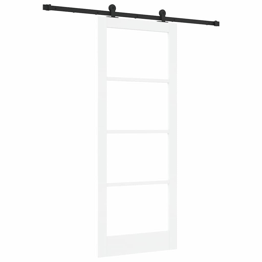 Sliding Door ORKDAL White and Black 83 x 211 cm