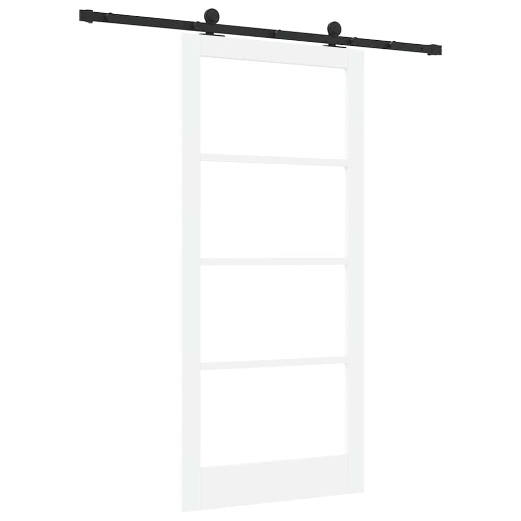 Sliding Door ORKDAL White and Black 93 x 202 cm