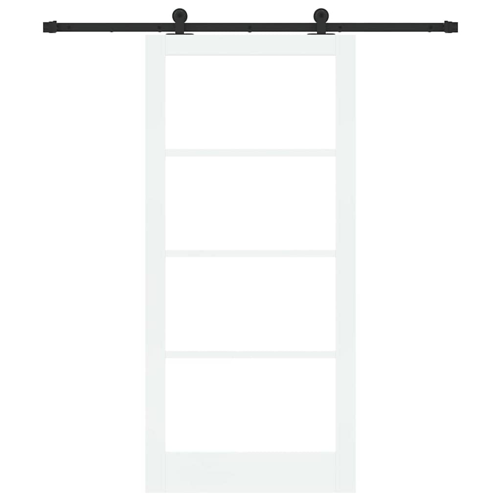 Sliding Door ORKDAL White and Black 93 x 202 cm