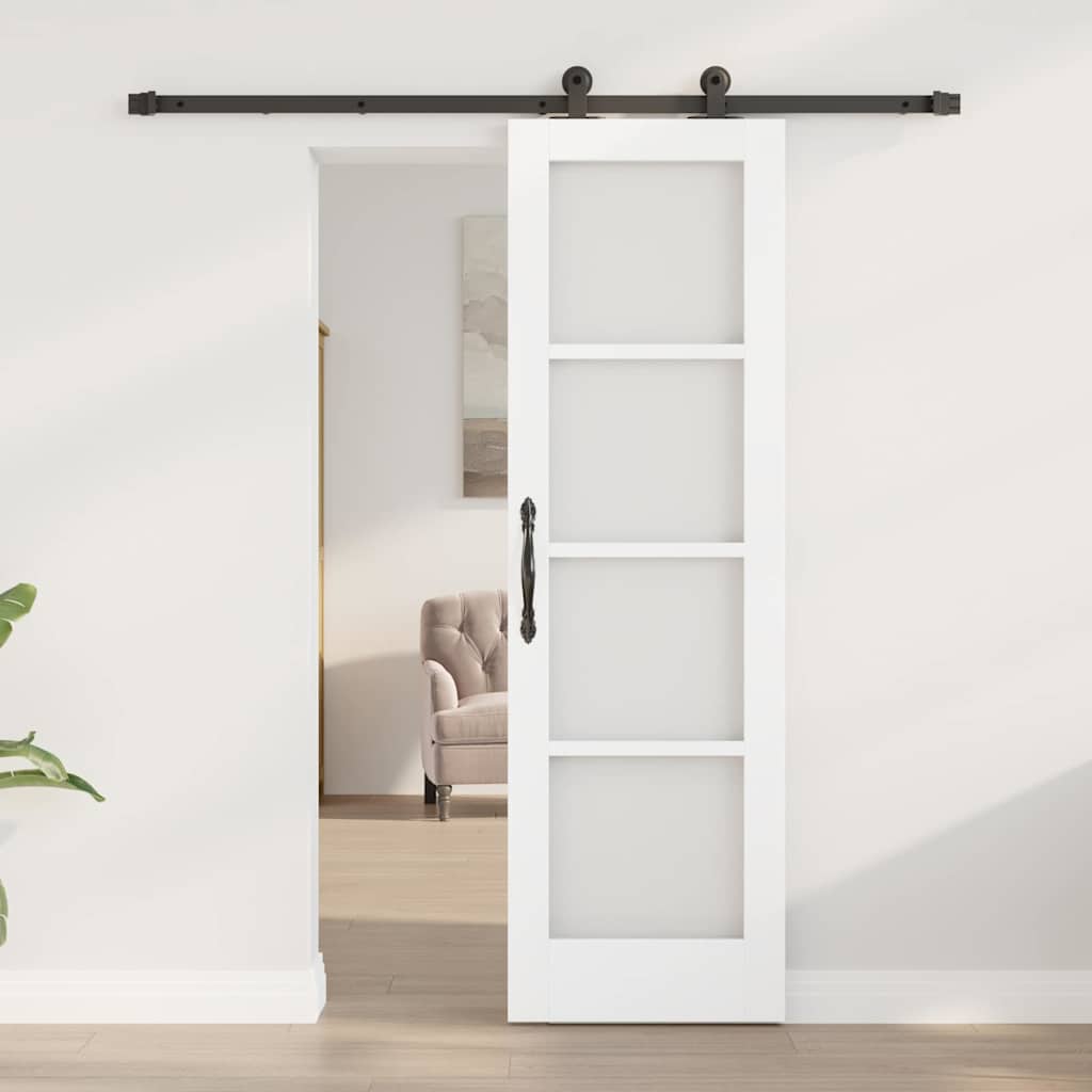 Sliding Door ORKDAL White and Black 61 x 198.5 cm