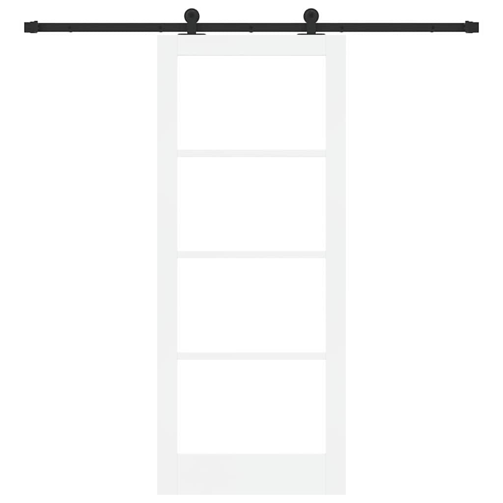 Sliding Door ORKDAL White and Black 83 x 202 cm