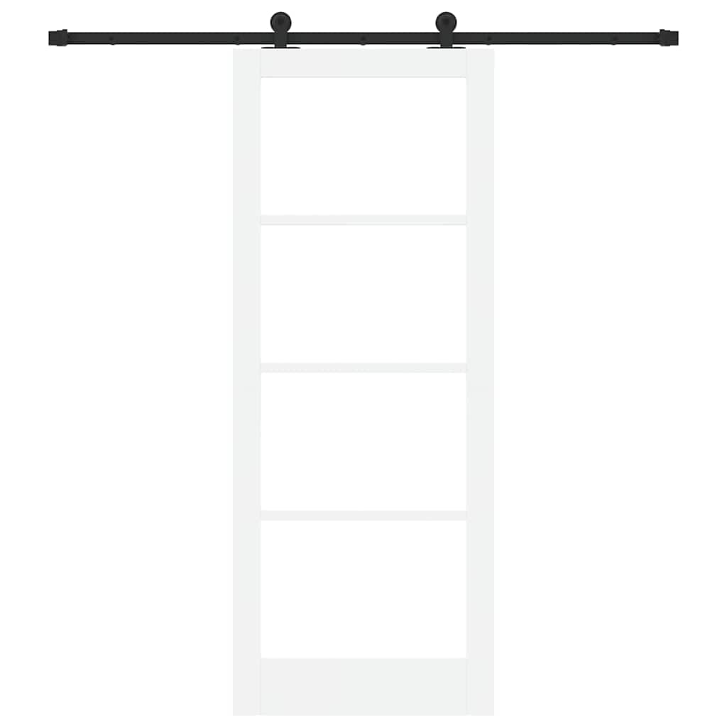 Sliding Door ORKDAL White and Black 83 x 211 cm