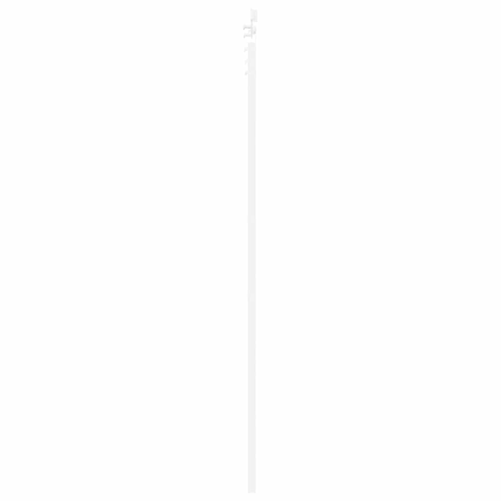 Sliding Door ORKDAL White 83 x 202 cm Solid Pine Wood and Glass