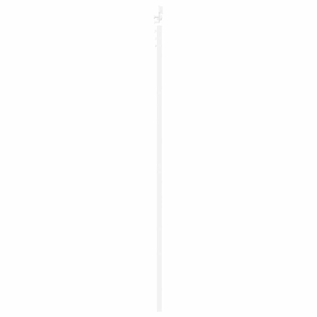 Sliding Door ORKDAL White 93 x 202 cm Solid Pine Wood and Glass