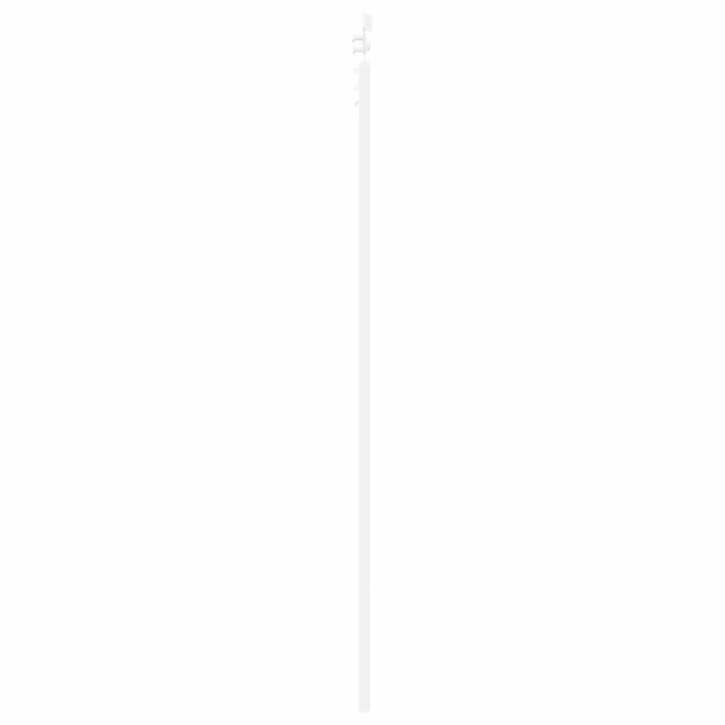 Sliding Door ORKDAL White 83 x 211 cm Solid Pine Wood and Glass