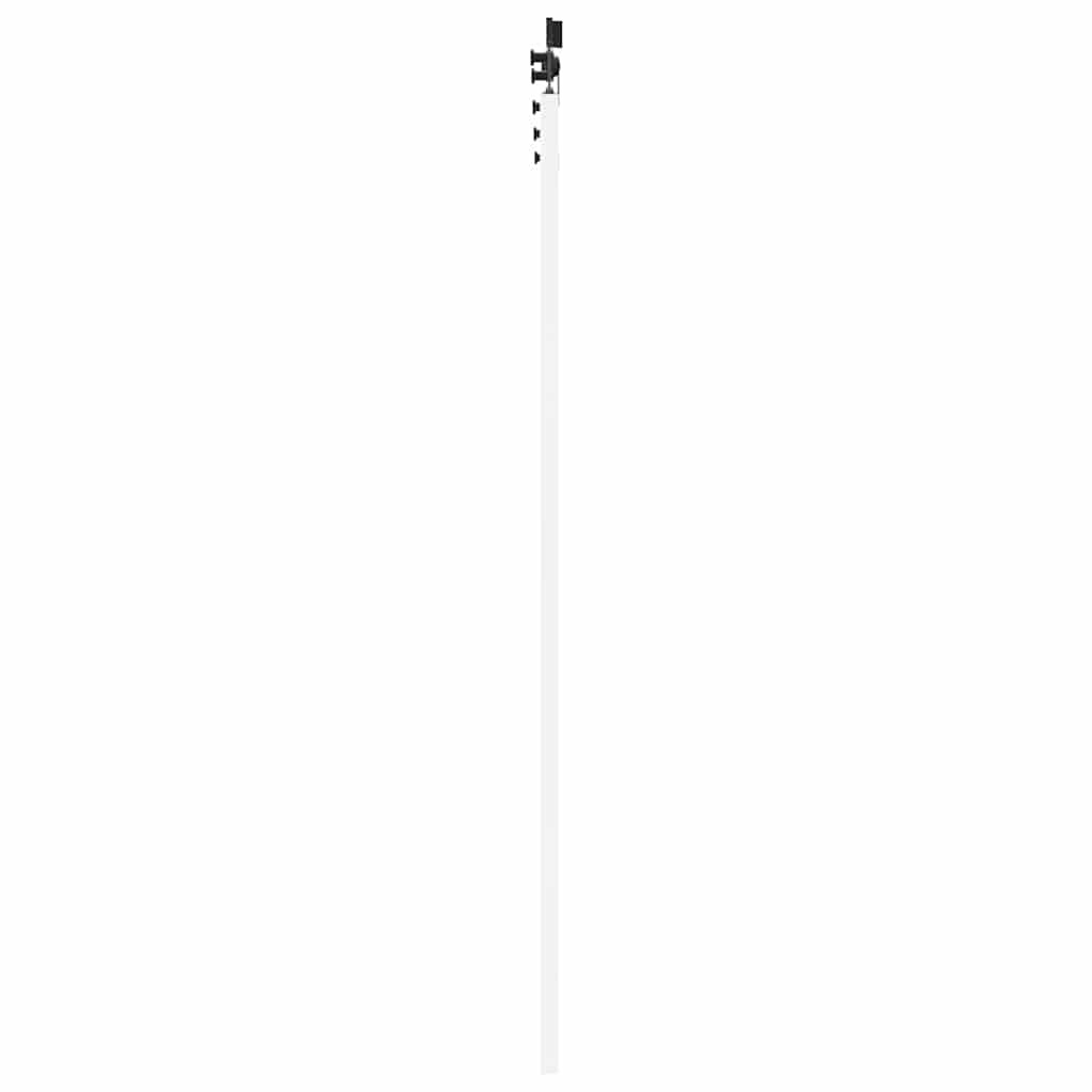 Sliding Door ORKDAL White 83 x 202 cm Solid Pine Wood and Glass