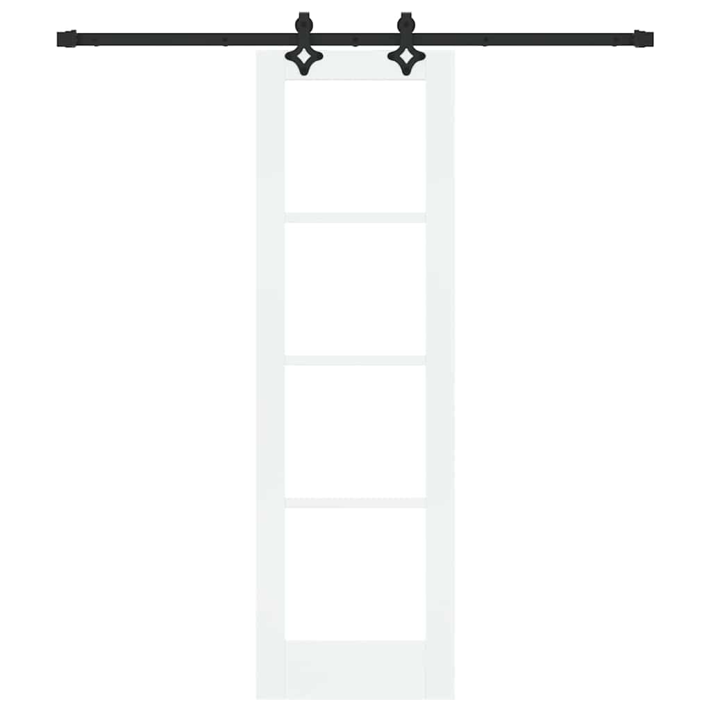 Sliding Door ORKDAL White and Black 61 x 198.5 cm