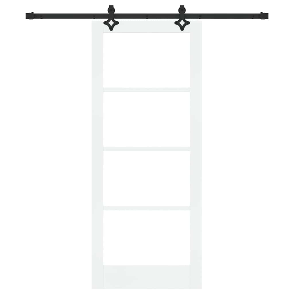 Sliding Door ORKDAL White and Black 83 x 202 cm