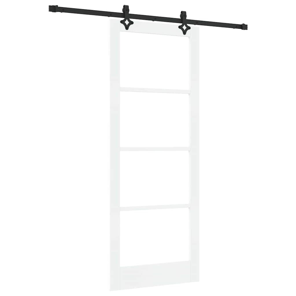 Sliding Door ORKDAL White and Black 83 x 211 cm