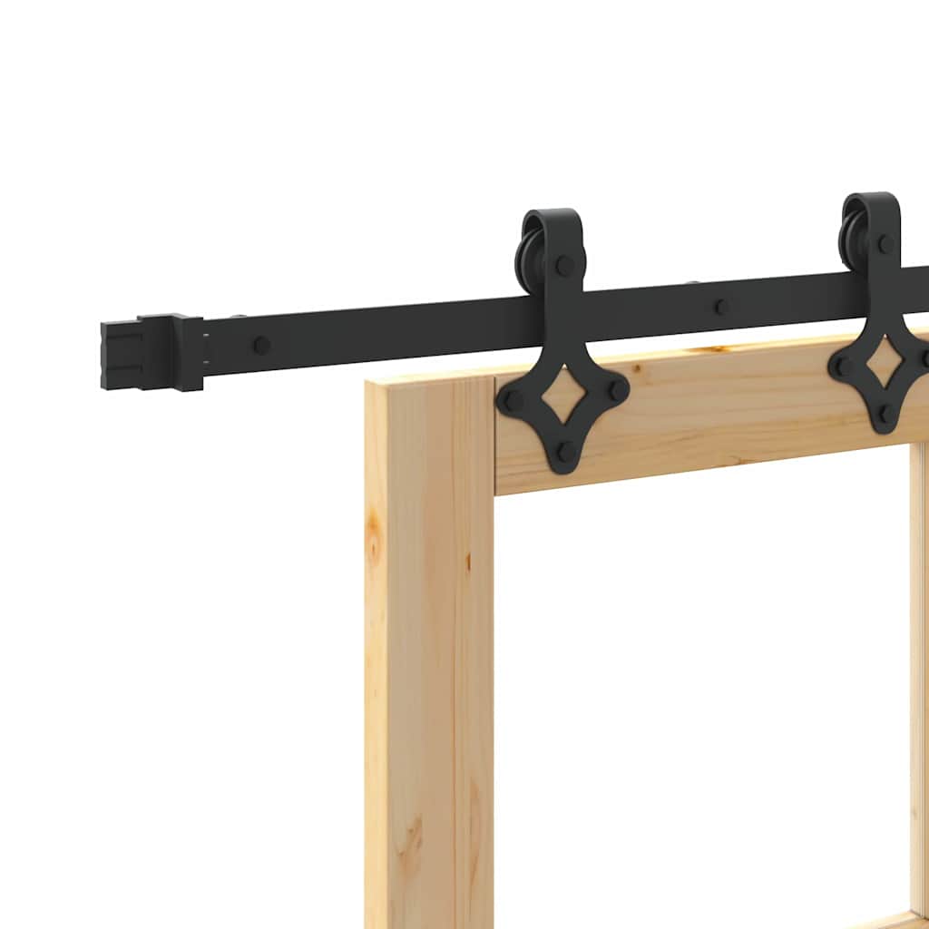 Sliding Door ORKDAL Natural and Black 93 x 202 cm