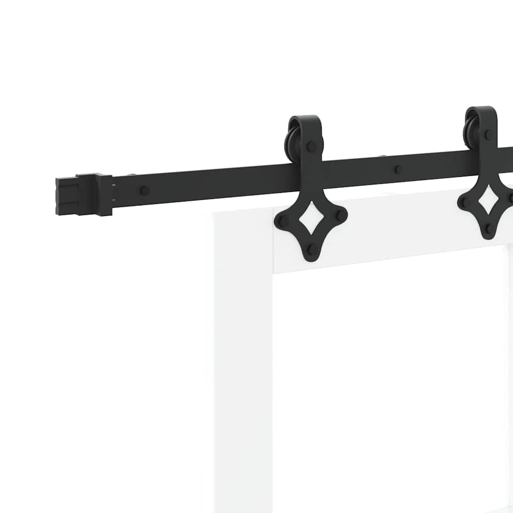 Sliding Door ORKDAL White and Black 93 x 232 cm