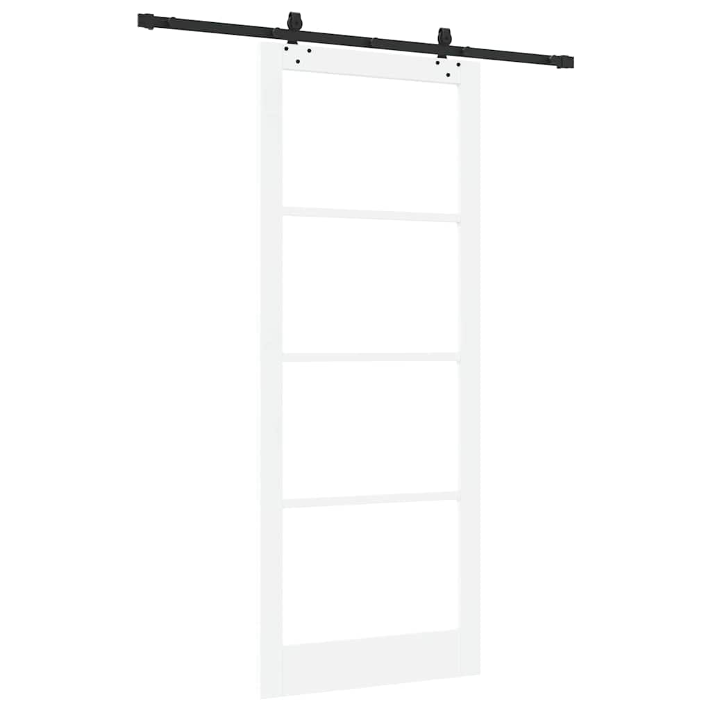 Sliding Door ORKDAL White and Black 93 x 232 cm