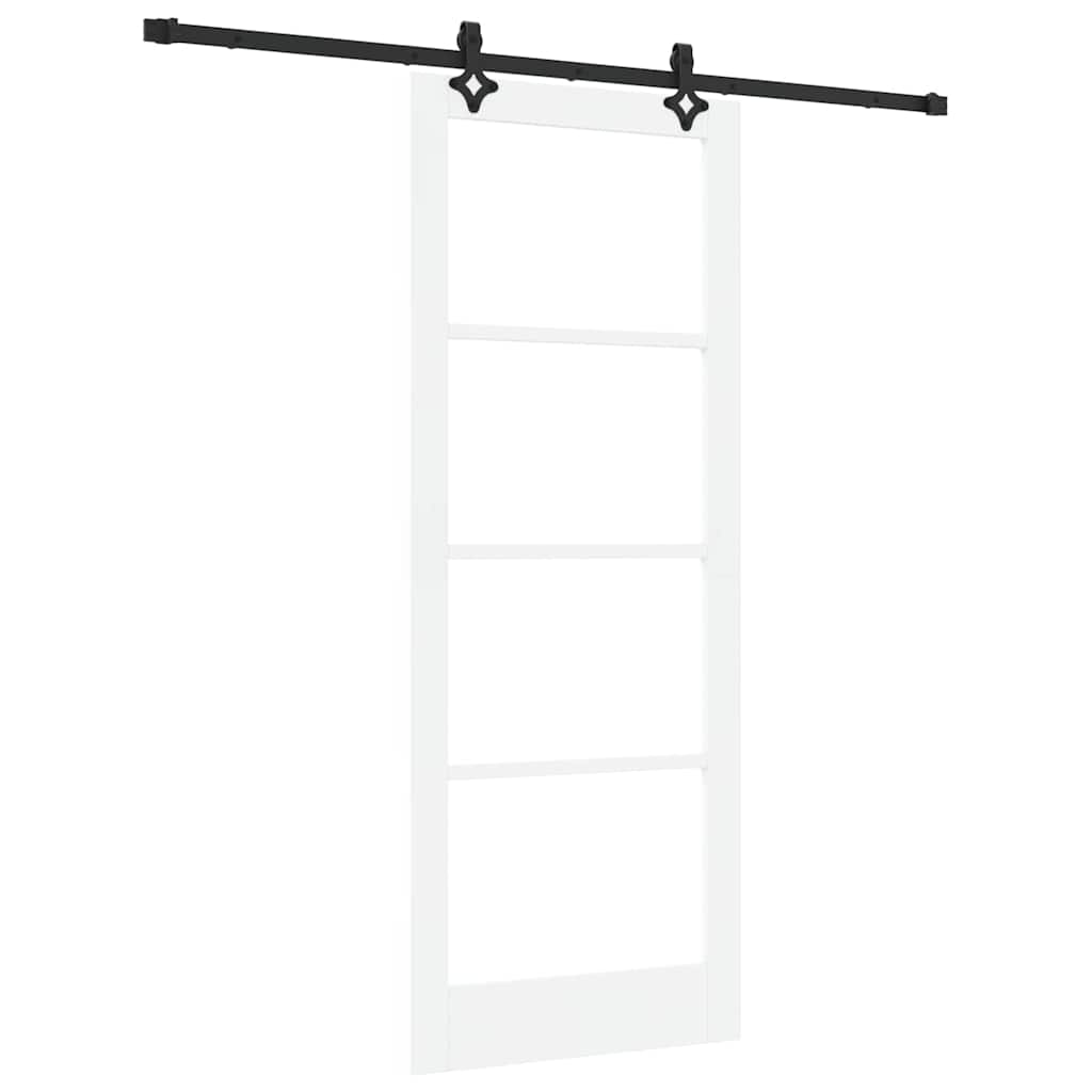 Sliding Door ORKDAL White and Black 83 x 211 cm