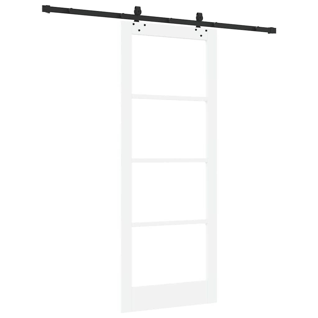 Sliding Door ORKDAL White and Black 83 x 211 cm