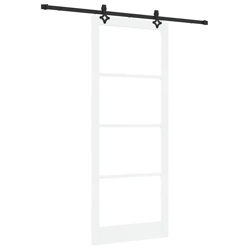 Sliding Door ORKDAL White and Black 93 x 232 cm