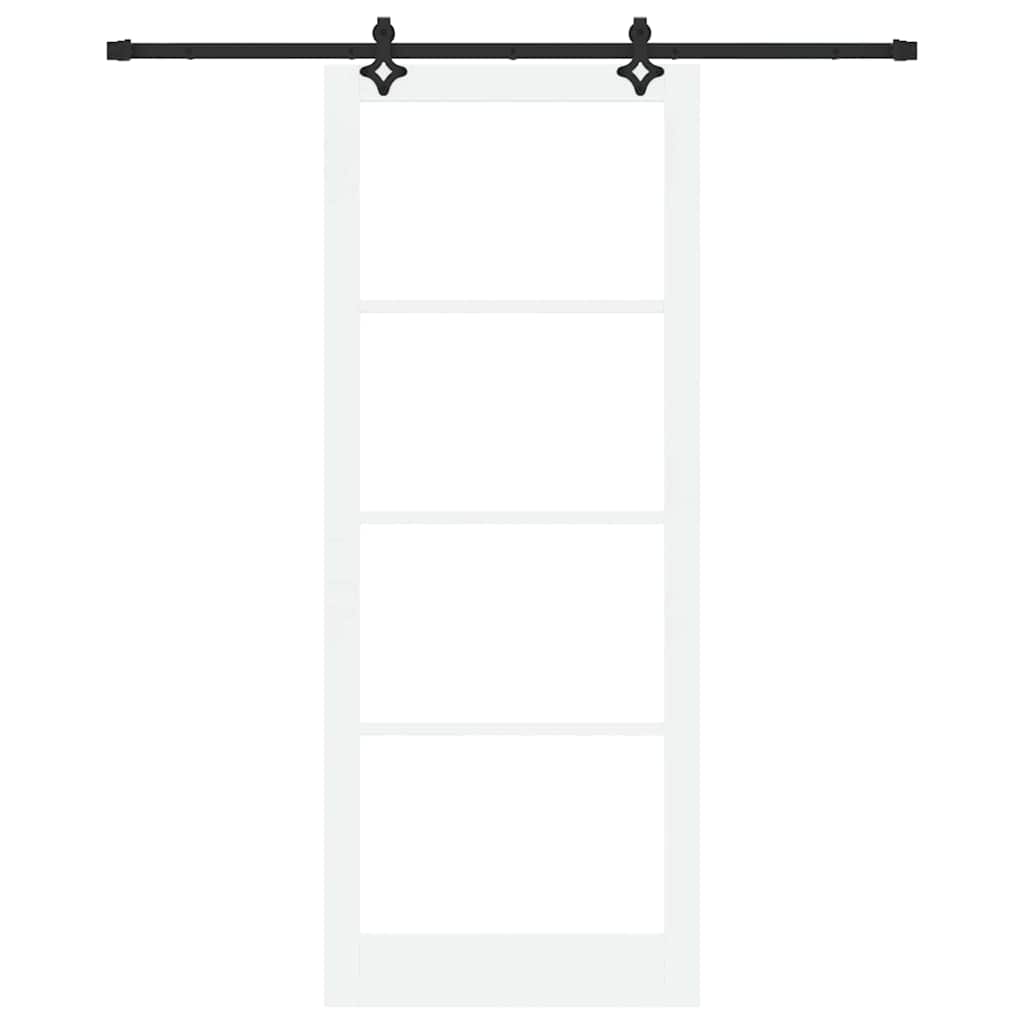 Sliding Door ORKDAL White and Black 93 x 232 cm