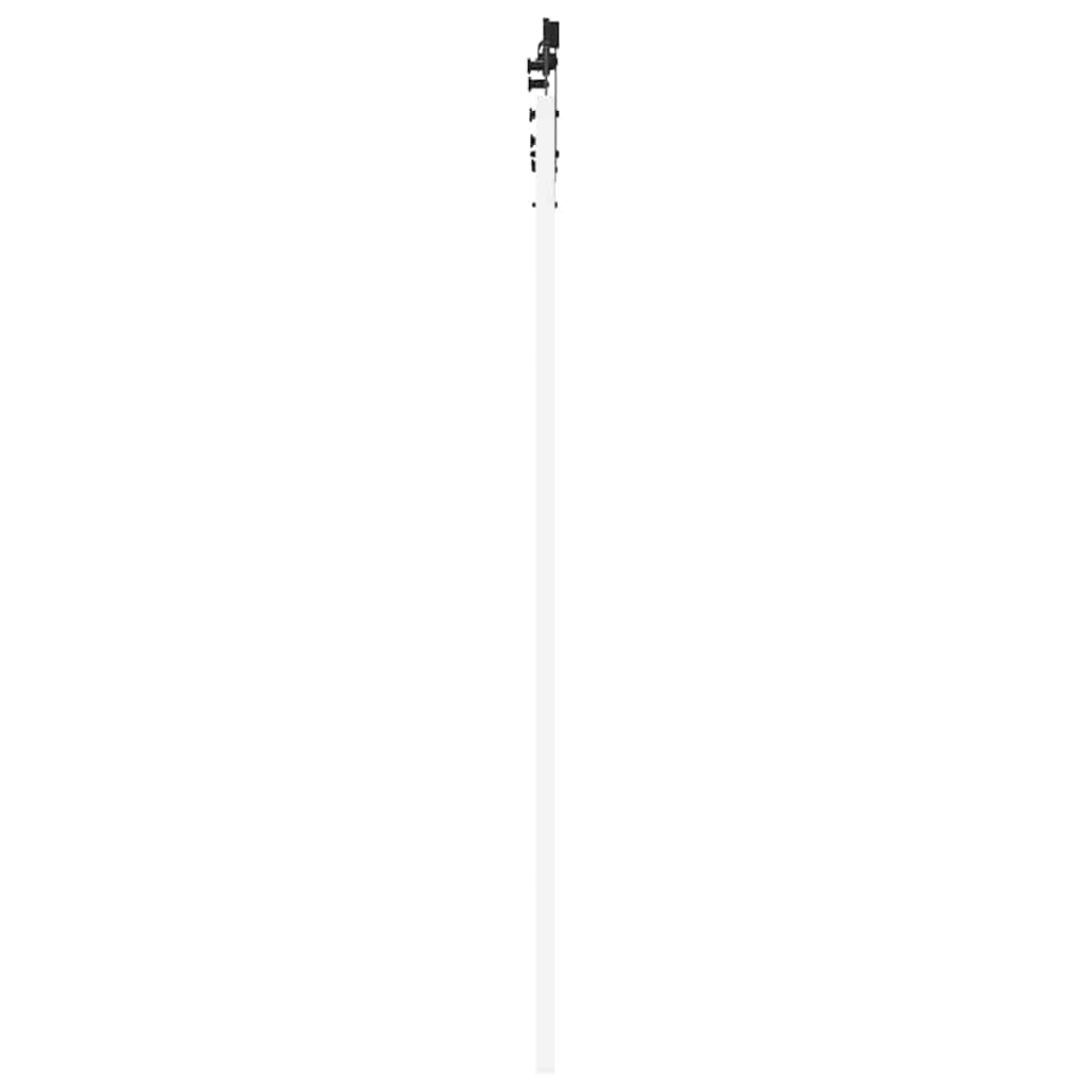 Sliding Door White and Black 93 x 202 cm