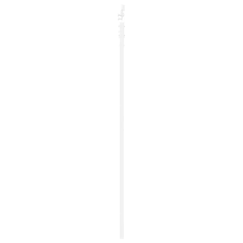 Sliding Door White 83 x 202 cm Solid Pine Wood and Glass