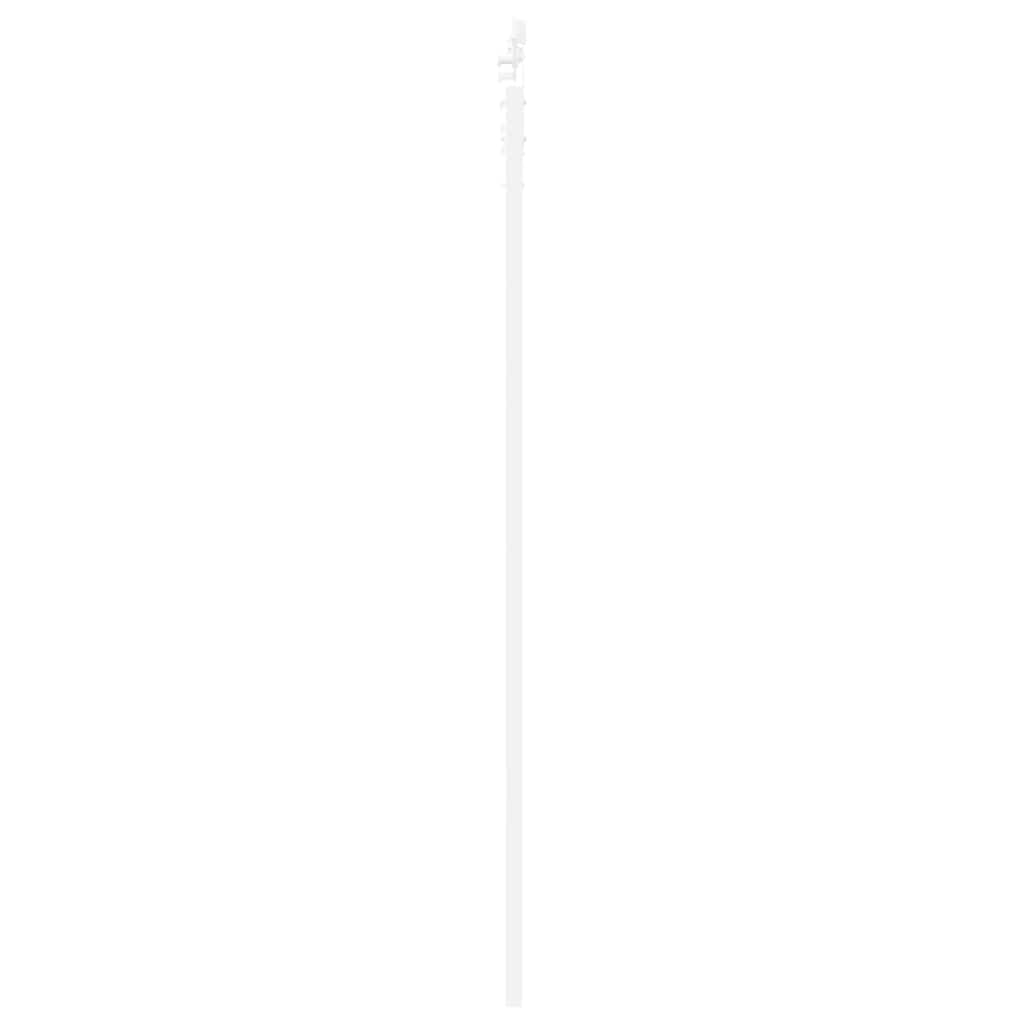 Sliding Door White 93 x 211 cm Solid Pine Wood and Glass