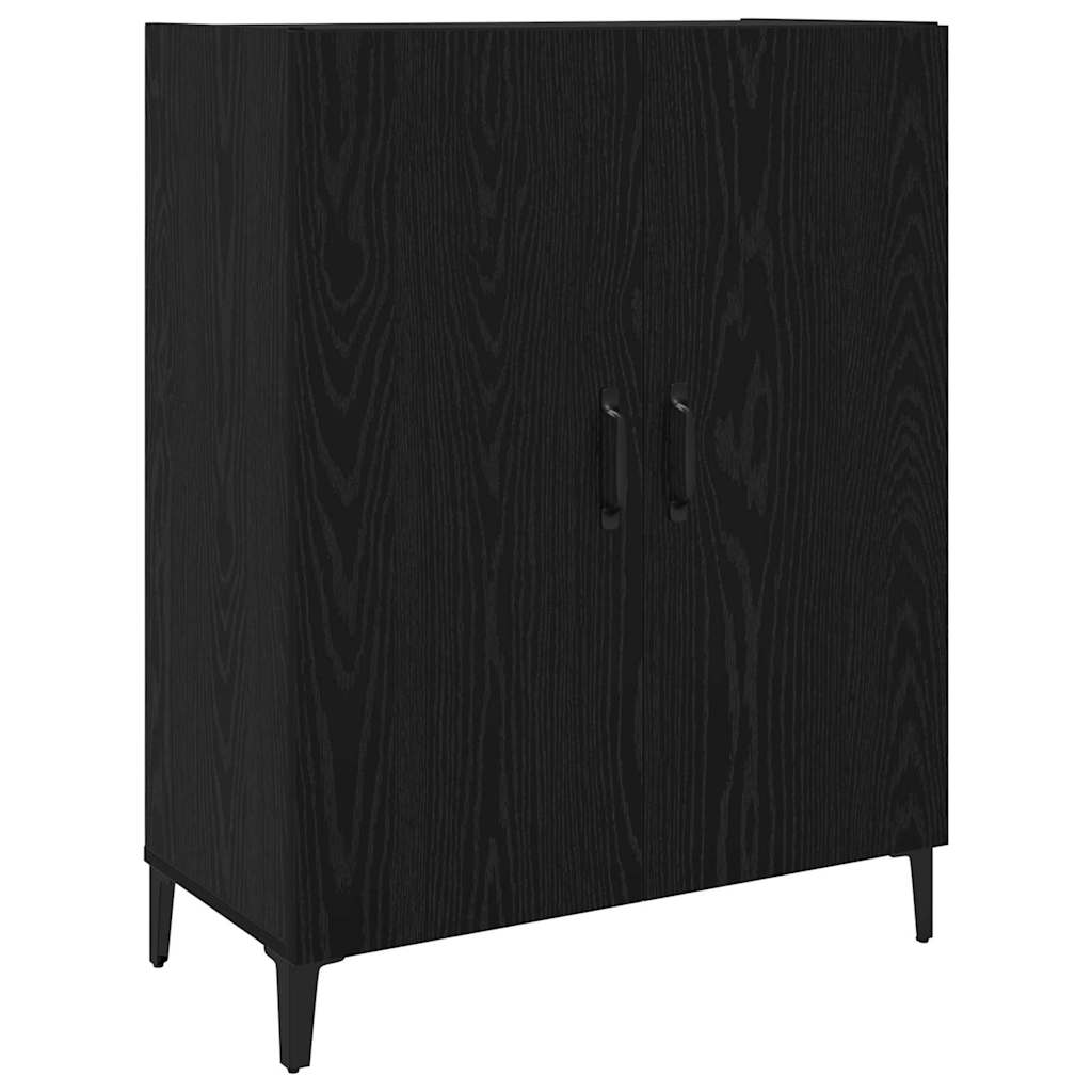 Highboard Black Oak 69.5 x 32.5 x 180 cm Engineered Wood