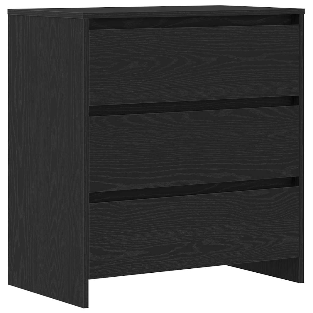 Sideboard 2 pcs Black 70 x 41 x 75 cm Engineered Wood
