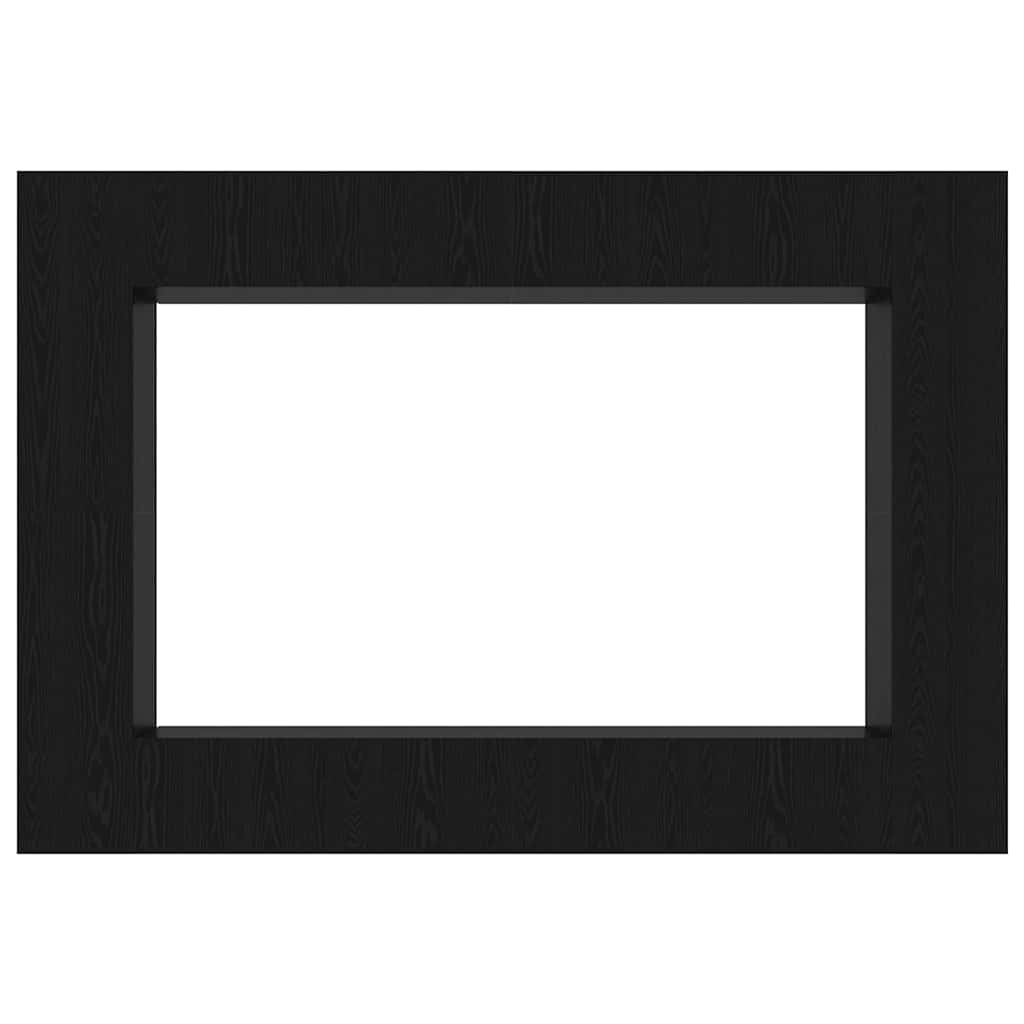 TV Cabinet Set 8 pcs Black Oak 100 x 30 x 30 cm Engineered Wood