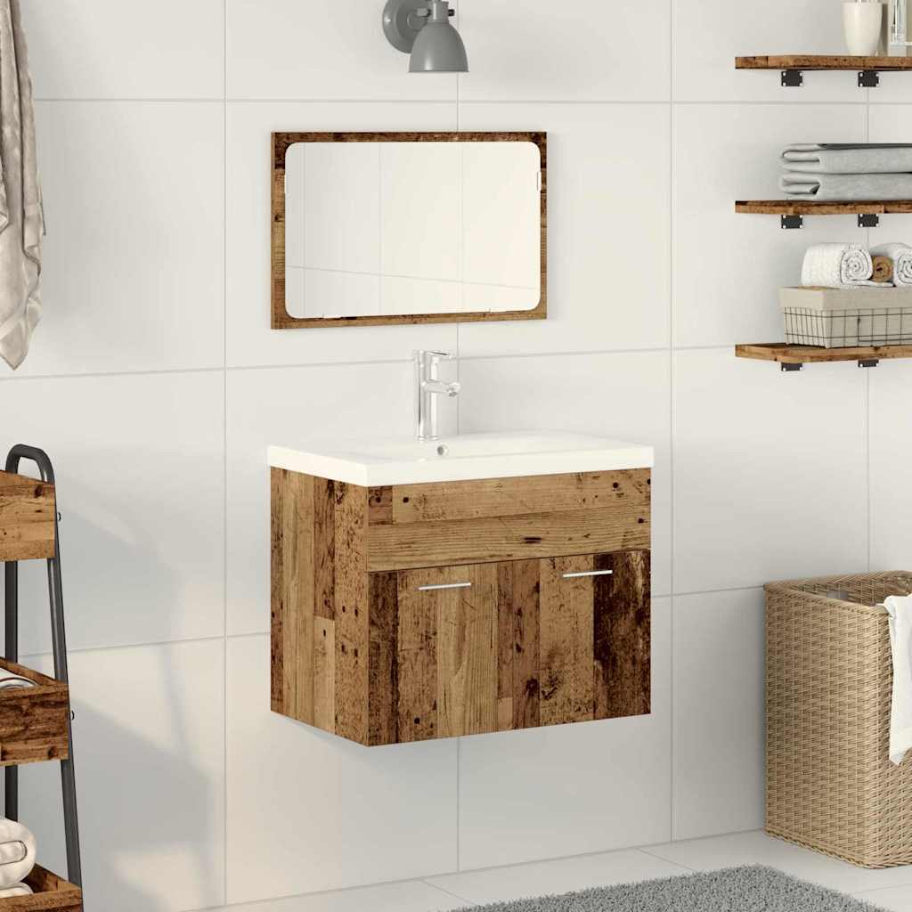 Bathroom Cabinet Old Wood 60 x 38.5 x 46 cm Engineered Wood