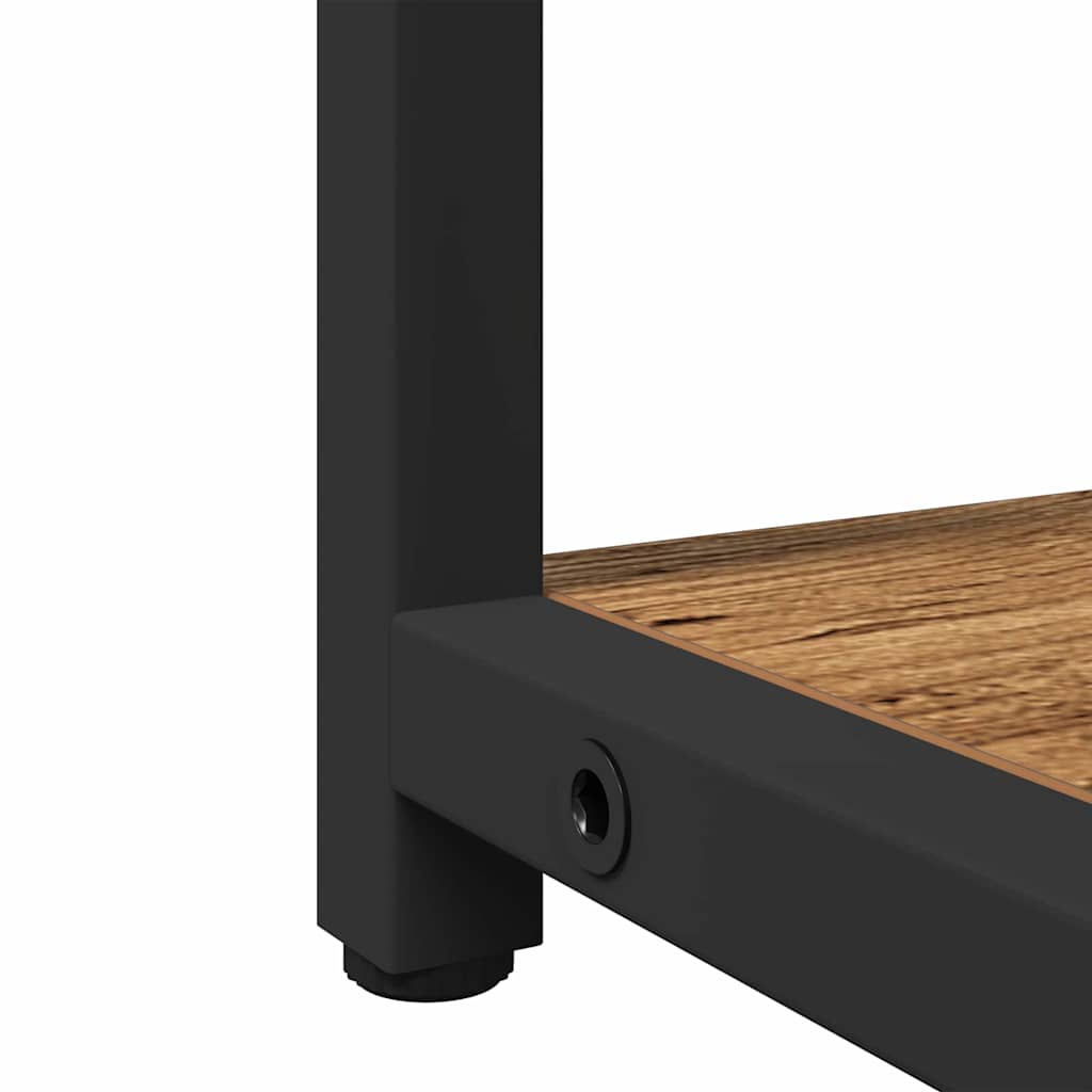 Bathroom Vanity Units with Shelf 3 pcs Brown Engineered wood