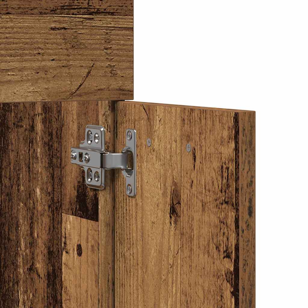 Storage Set Wall-mounted 4 pcs Engineered Wood