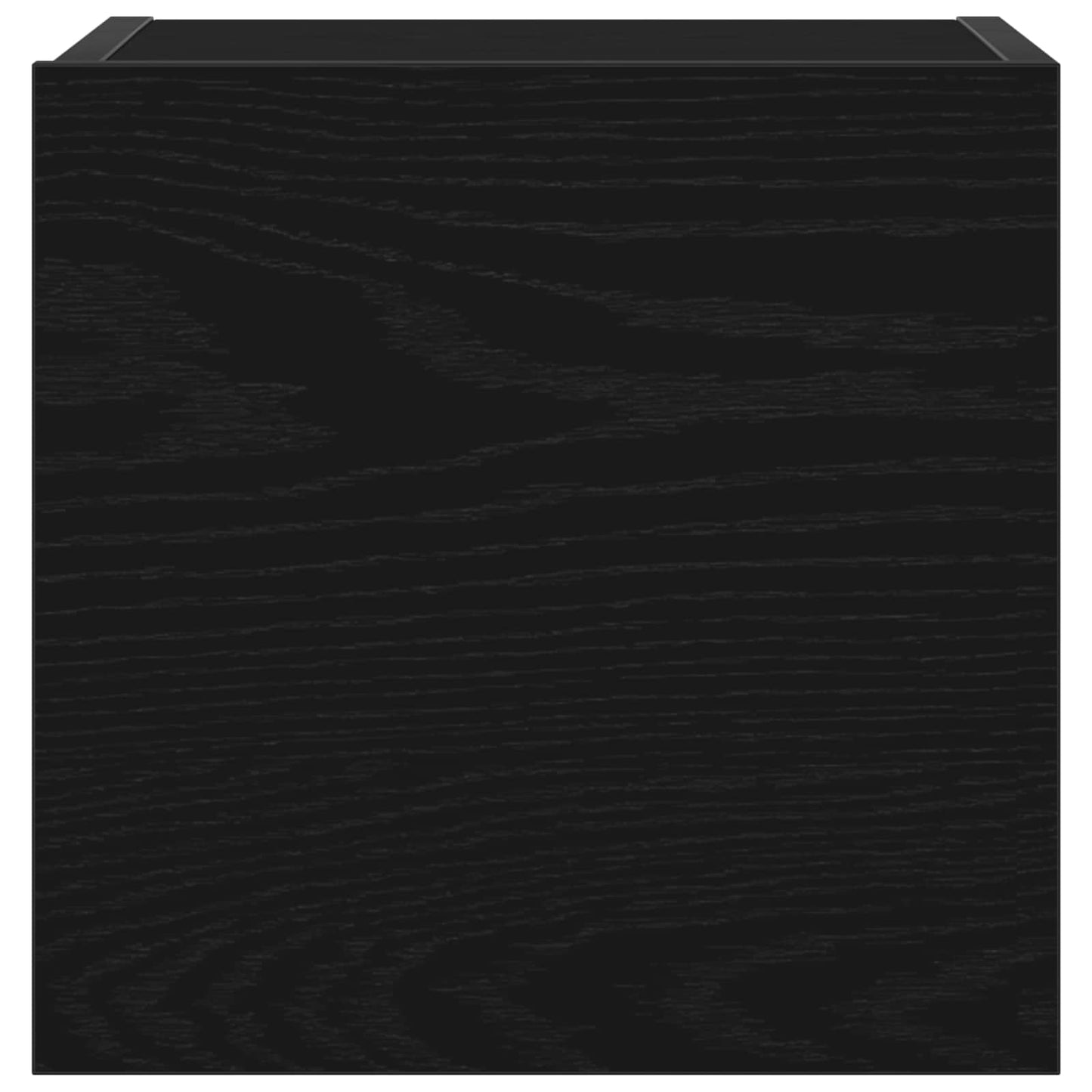 TV Cabinet Set 7 pcs Black Oak Engineered Wood