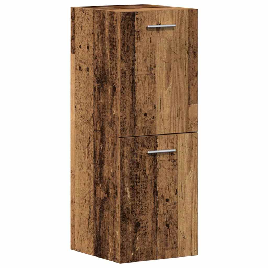 Bathroom Furniture Set 4 pcs Brown Engineered Wood