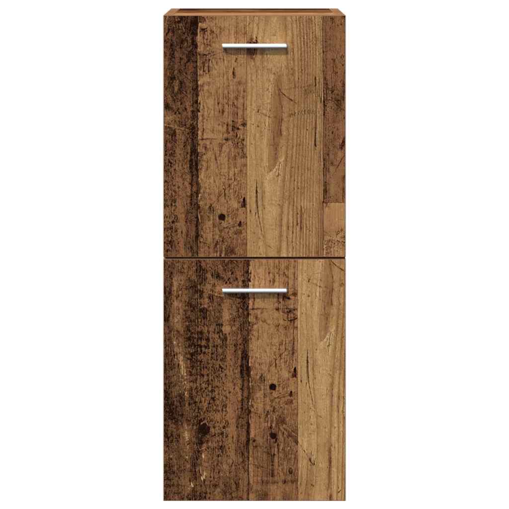 Bathroom Furniture Set 4 pcs Brown Engineered Wood